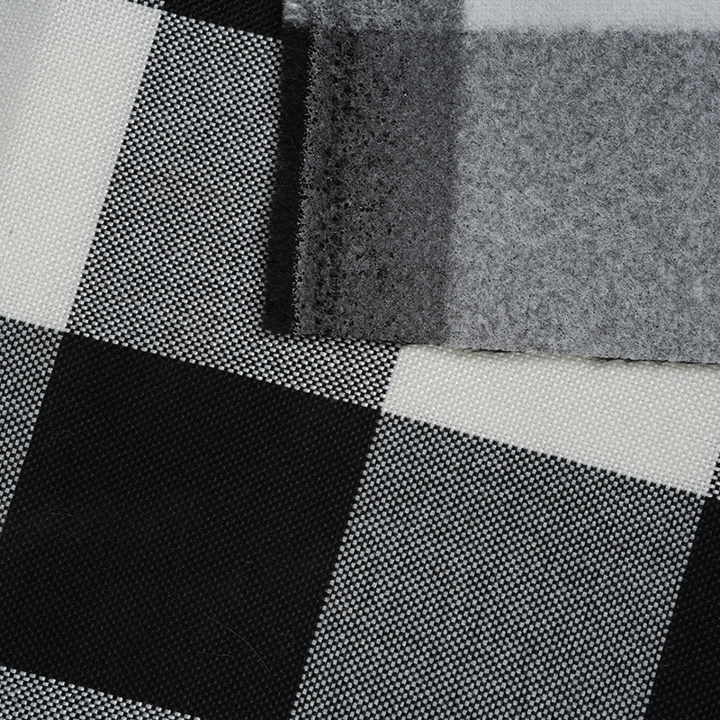 10*10 Ekose Polyester Keten Kumaş