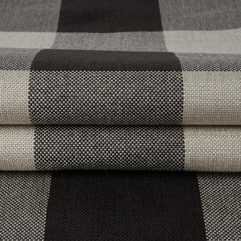 10*10 Ekose Polyester Keten Kumaş